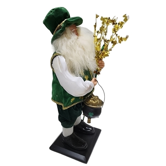 Vtg St.Nicholas Square Spirit of Santa Irish Ireland Pot of gold lucky clover - Picture 2 of 9